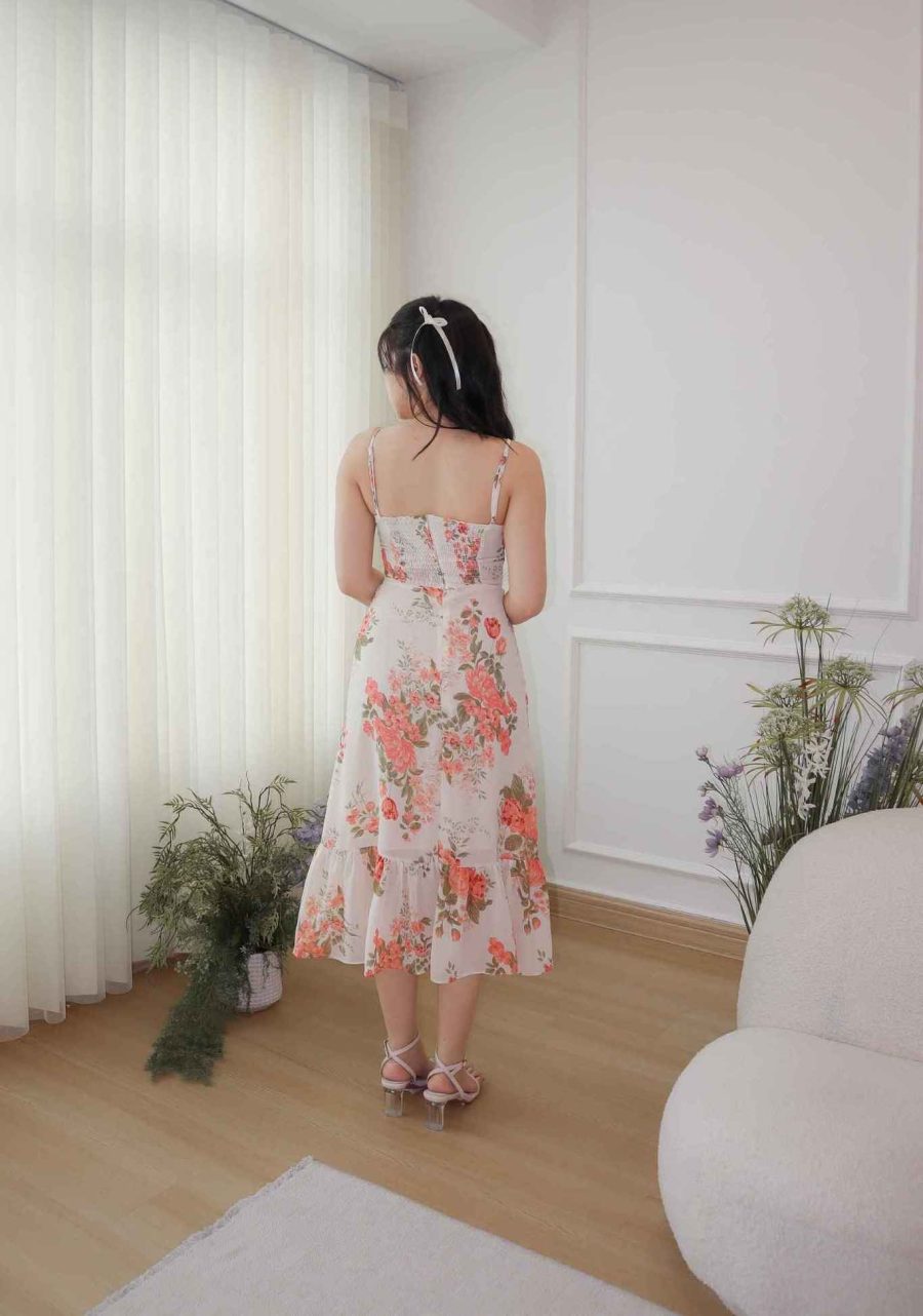 Floral Bottom Flare Cami Dress - Image 3