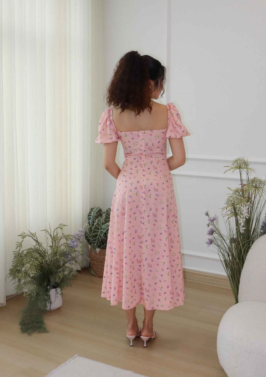 Overall Flower Print P.S Bustier Dress - Image 3